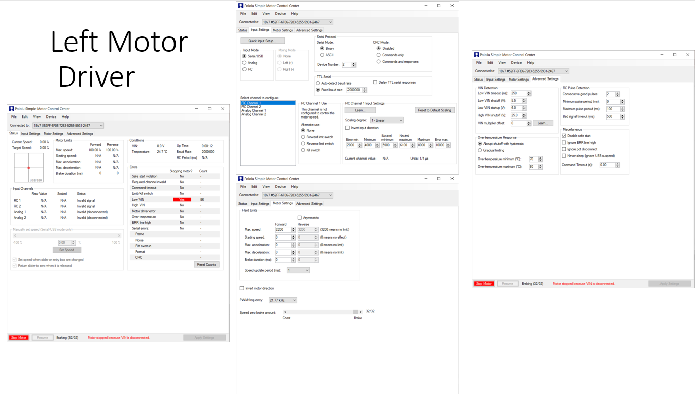 Left Motor Driver